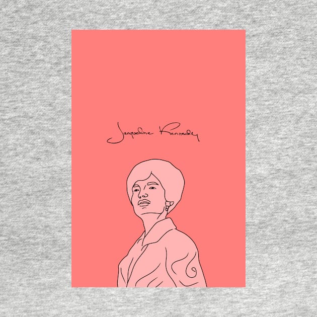 Jacqueline Kennedy (minimalistic) by thekennedyway